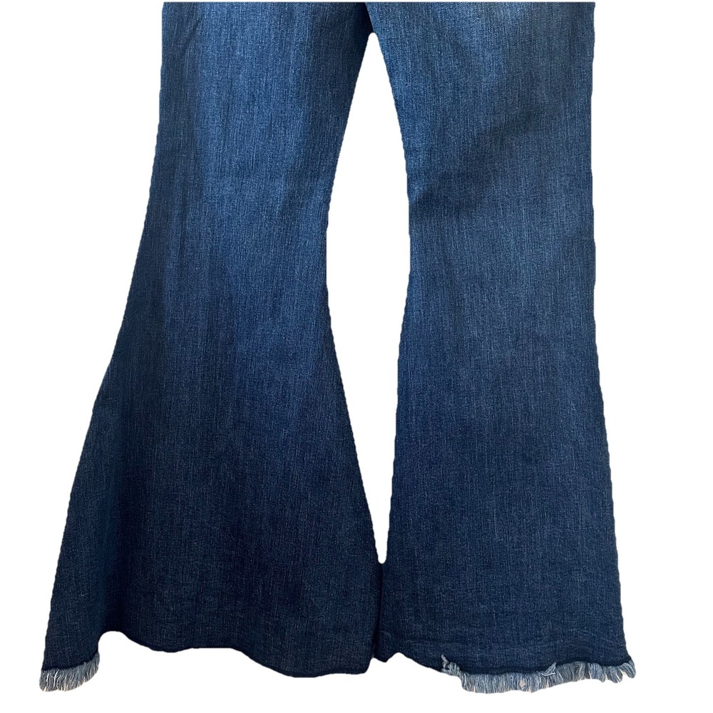 Grace in LA Blue‎ Womens High Waist Super Flare Leg Blue Denim Jeans 29 X 31.5" - Picture 8 of 16